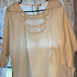 Cream Lauren Conrad top
